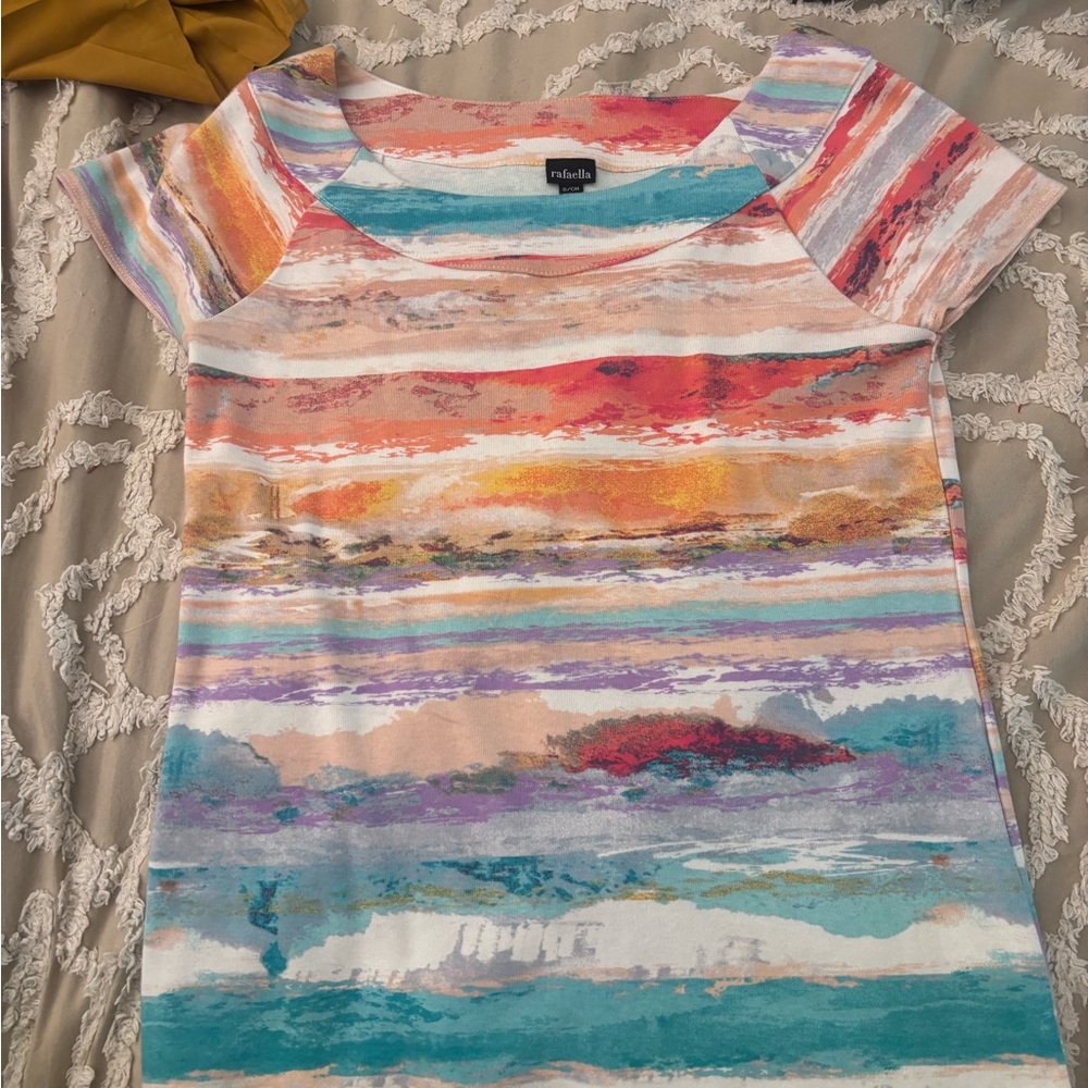 Multicolor top never worn brand new condition
